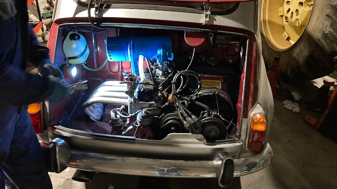 Reparación de motor en taller mécanico autotrac