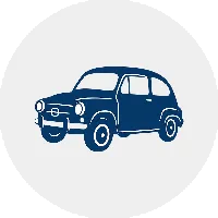 icono coche azul